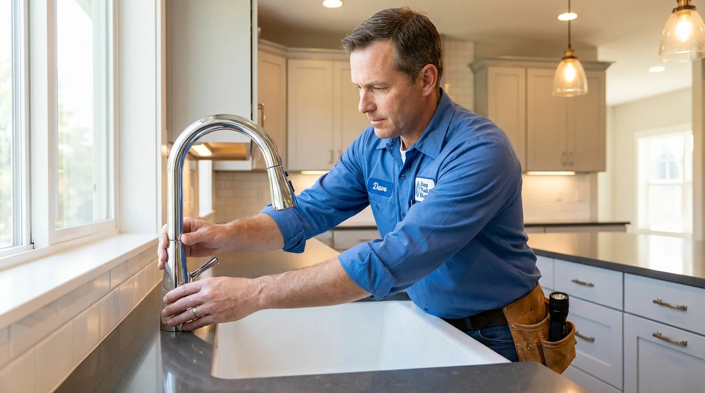 Kitchen faucet installation by Johns Plumbing LLC in Cabool